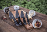 MAC Black japonský kuchařský santoku nůž s teflonem 170 mm