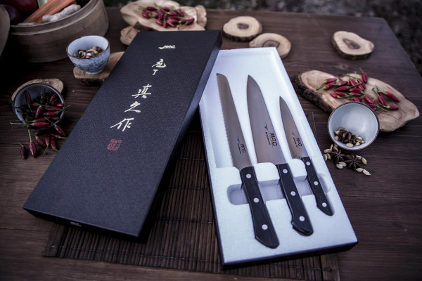 MAC Chef dárková sada japonských kuchařských nožů 3ks (Chef-33)